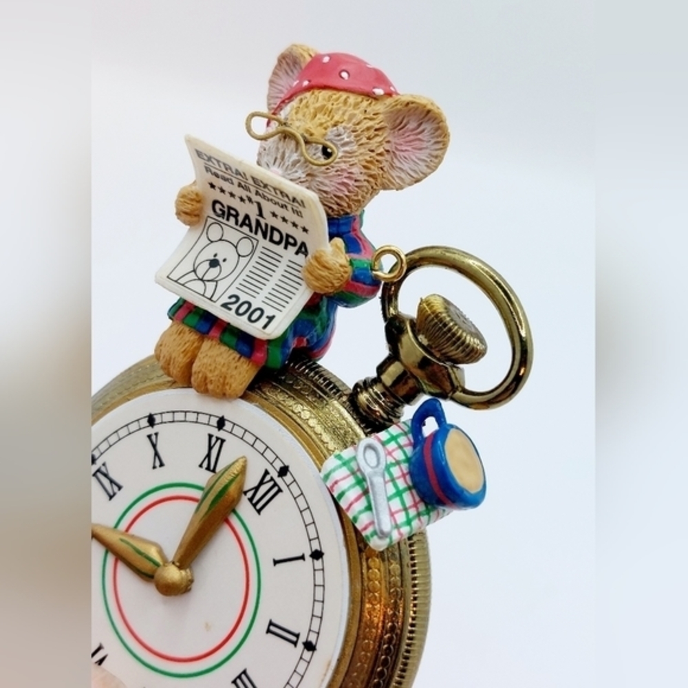 2001 Carlton Cards Grandpa Ornament in original box